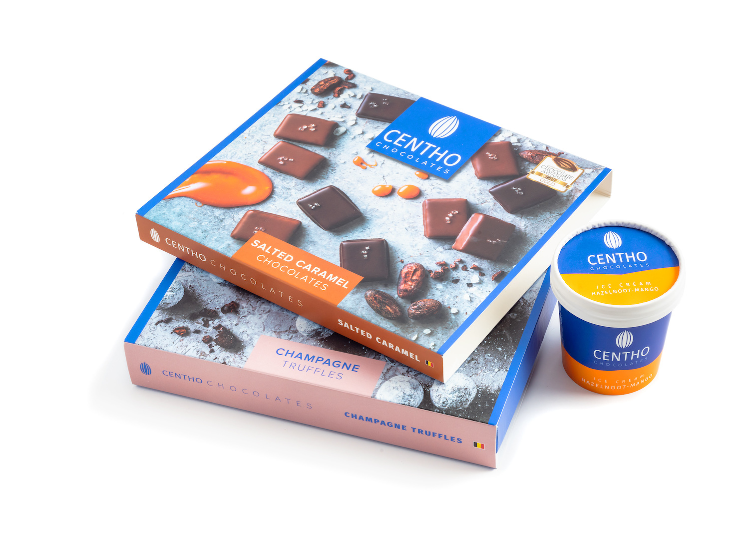 Verpakkingen chocolade bedrukt door Drukkerij M. Janssens
